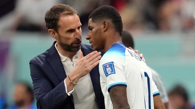 Gareth Southgate va Rashford o dT Anh