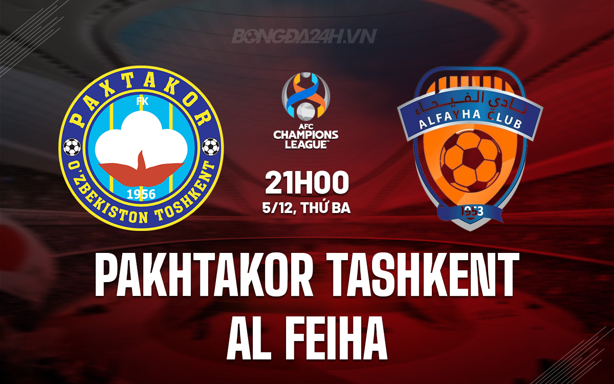 Pakhtakor Tashkent vs Al Feiha