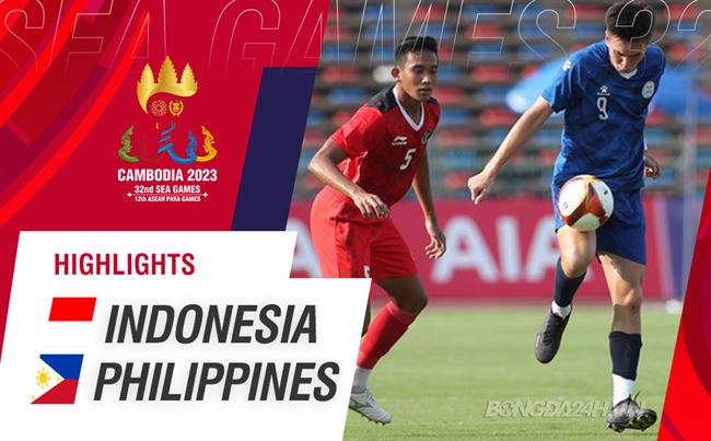 Video U22 Indonesia vs U22 Philippines (Bang A SEA Games 32)